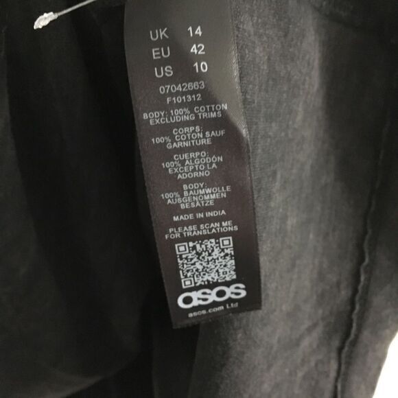 ASOS Pleated Sleeveless Sheath Crewneck Dress - Picture 3 of 4
